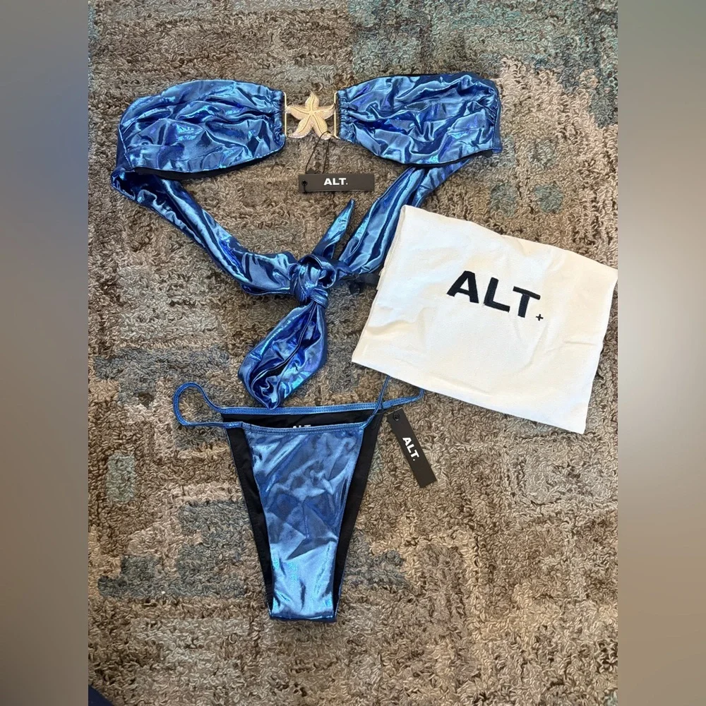 ALT+ Blue Bikini Set - Picture 1 of 3